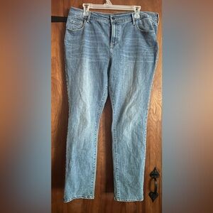 Jeans old navy curvy/profile mid-rise light blue size 16 reg